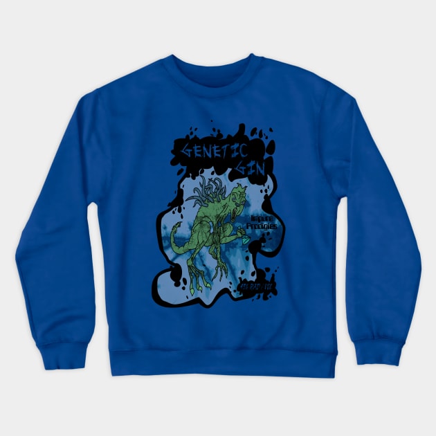 Genetic Gin Crewneck Sweatshirt by GrimDork